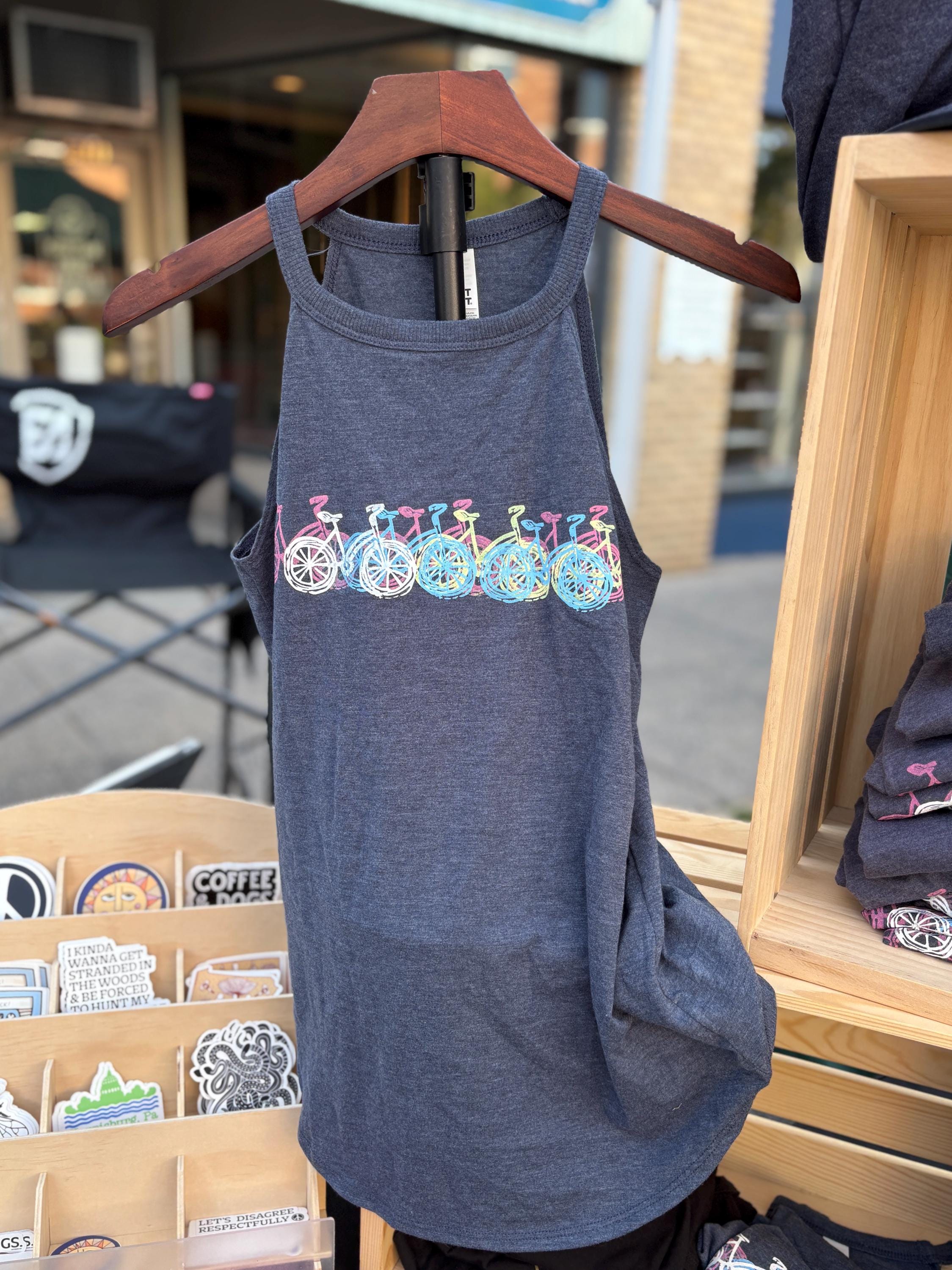 Bicycle in Motion Tank