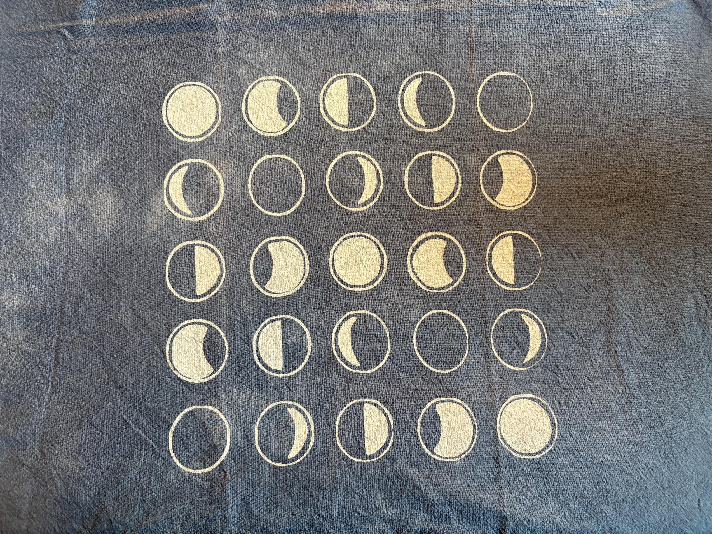 Lunar Cycle Tea Towel