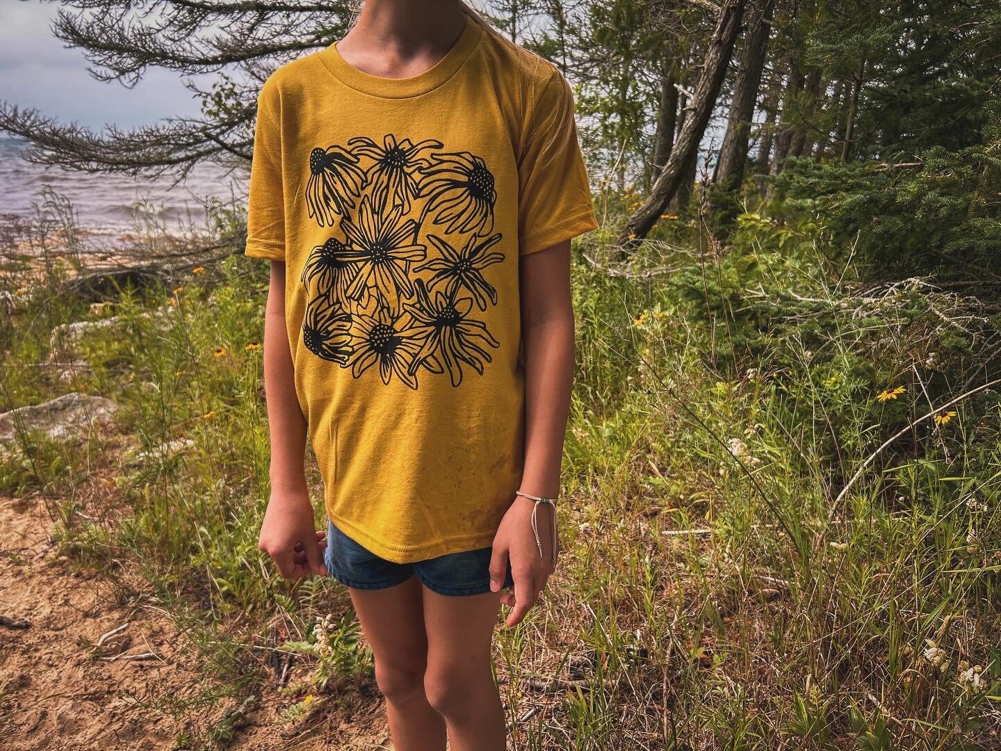 Coneflowers and Black-Eyed Susan Tee (KIDS SIZES)