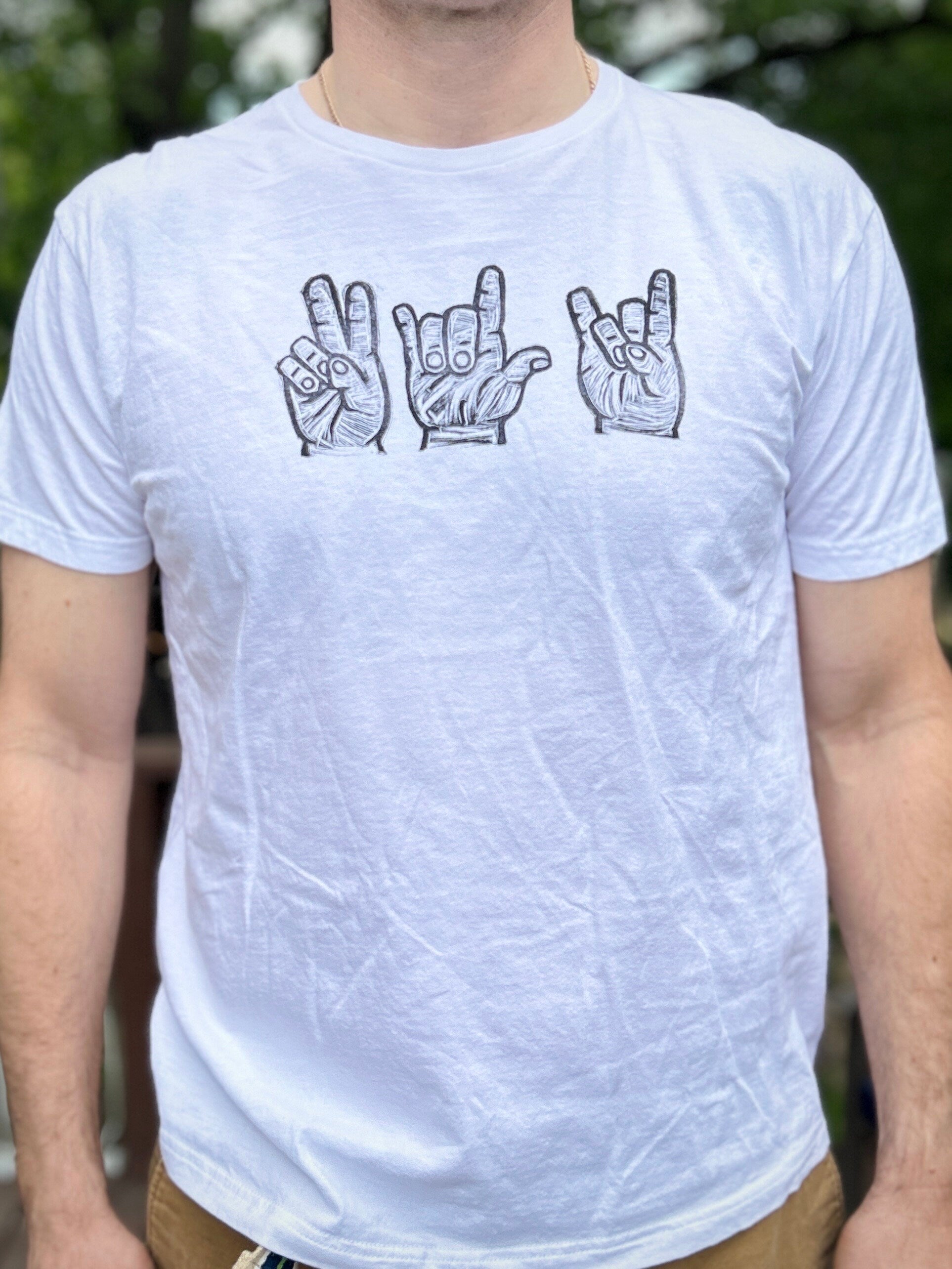 Peace, Love, and Rock-On! Tee