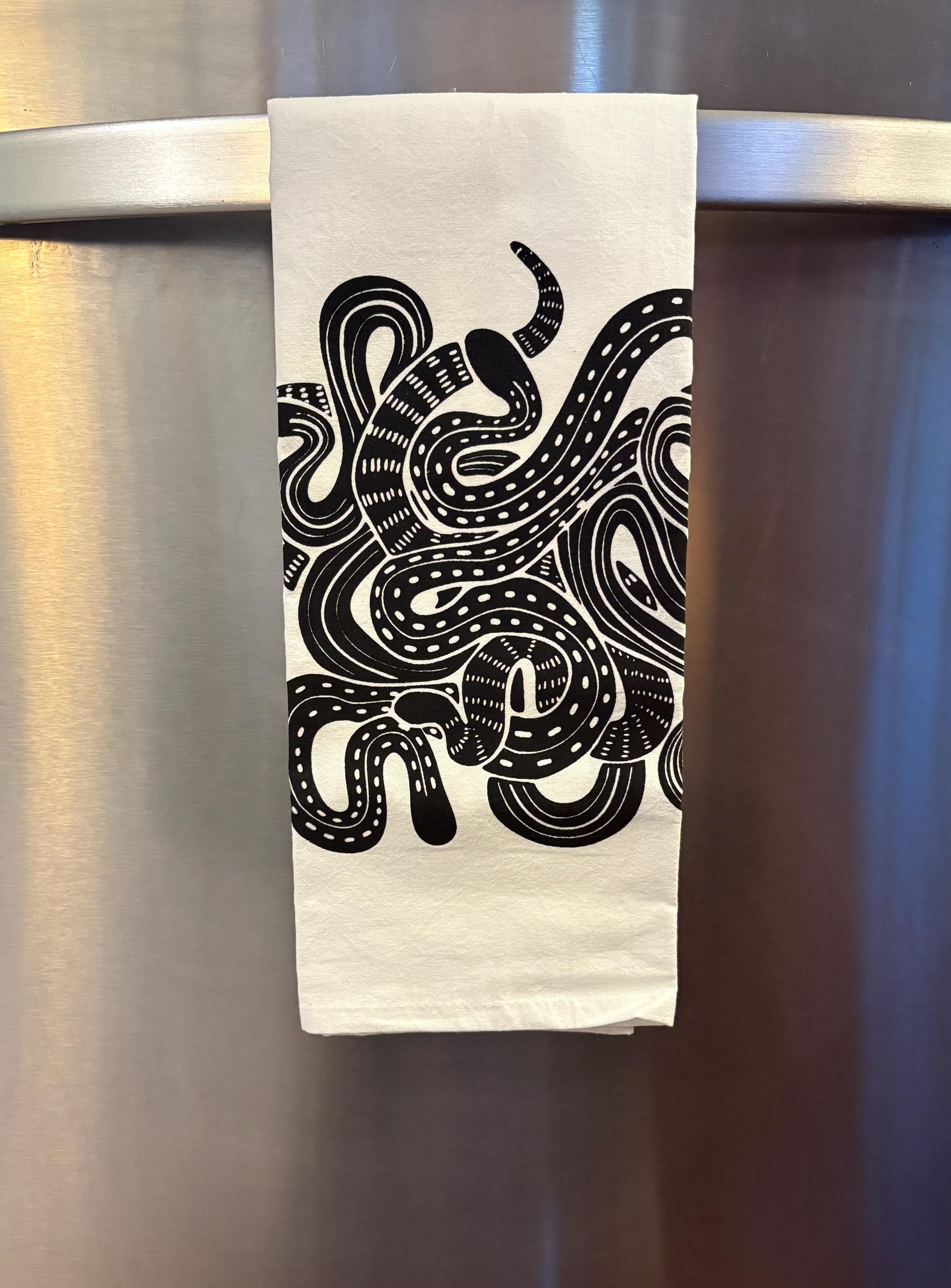 Snake Tea Towel