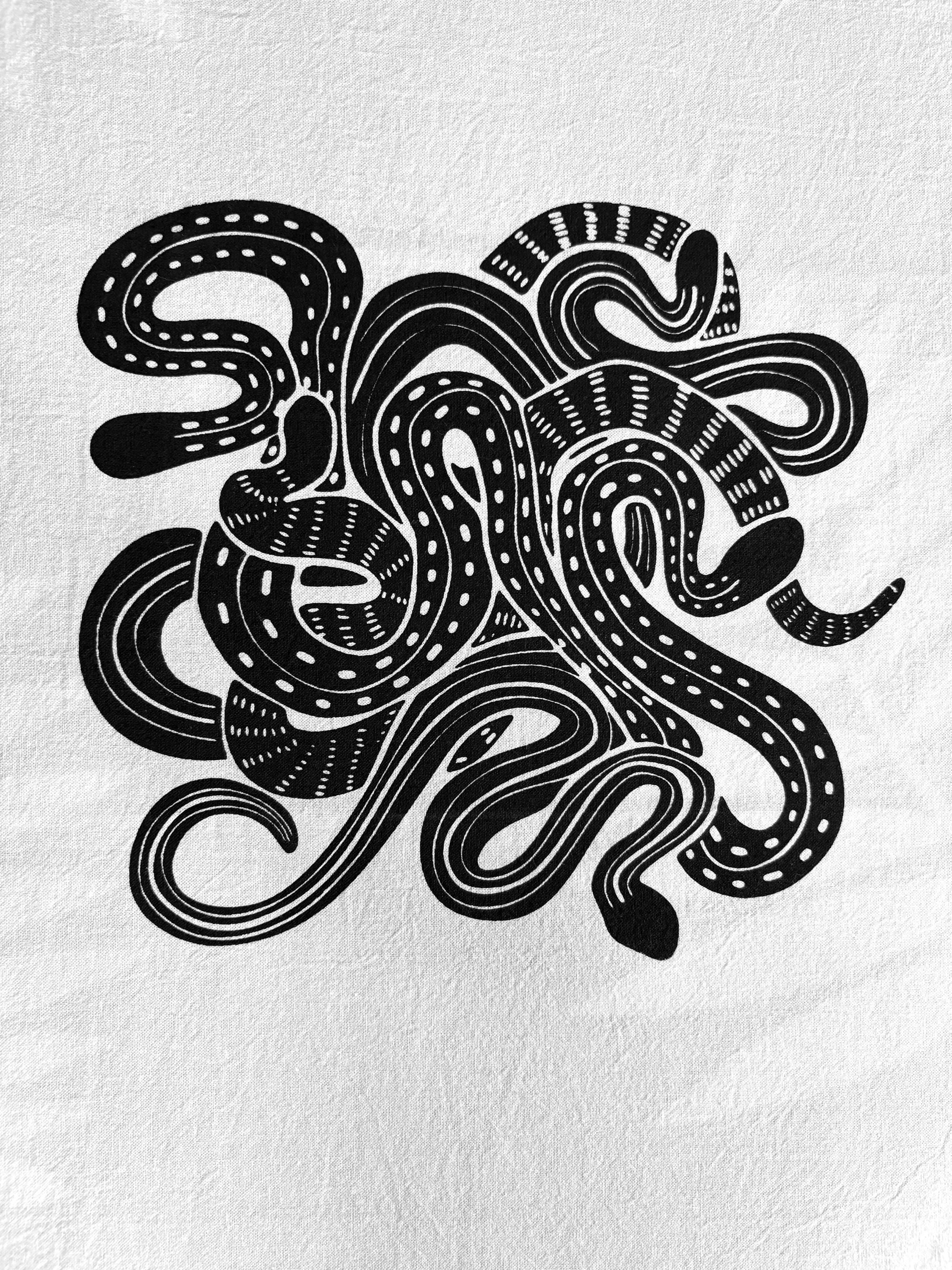 Snake Tea Towel