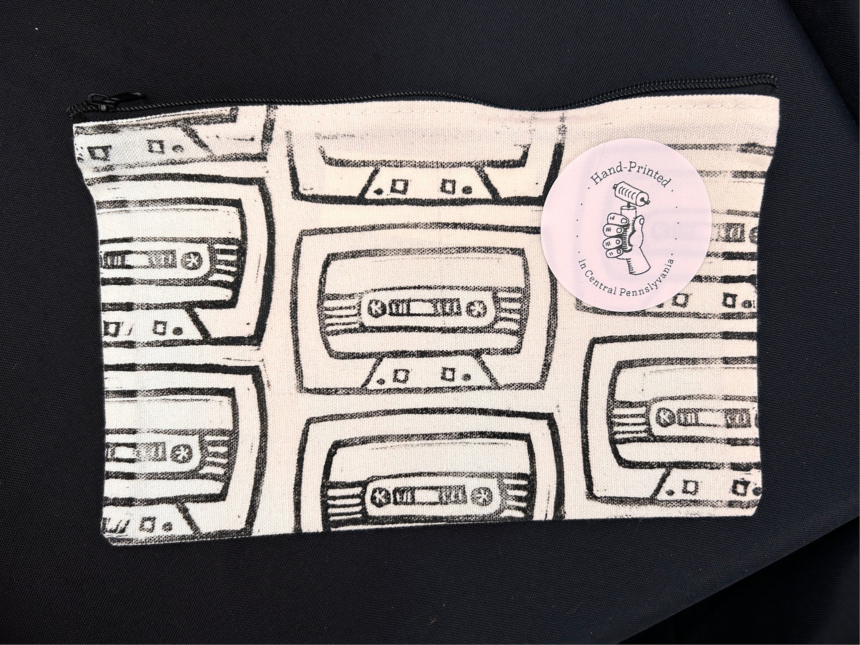 Cassette Tape Zip Pouches