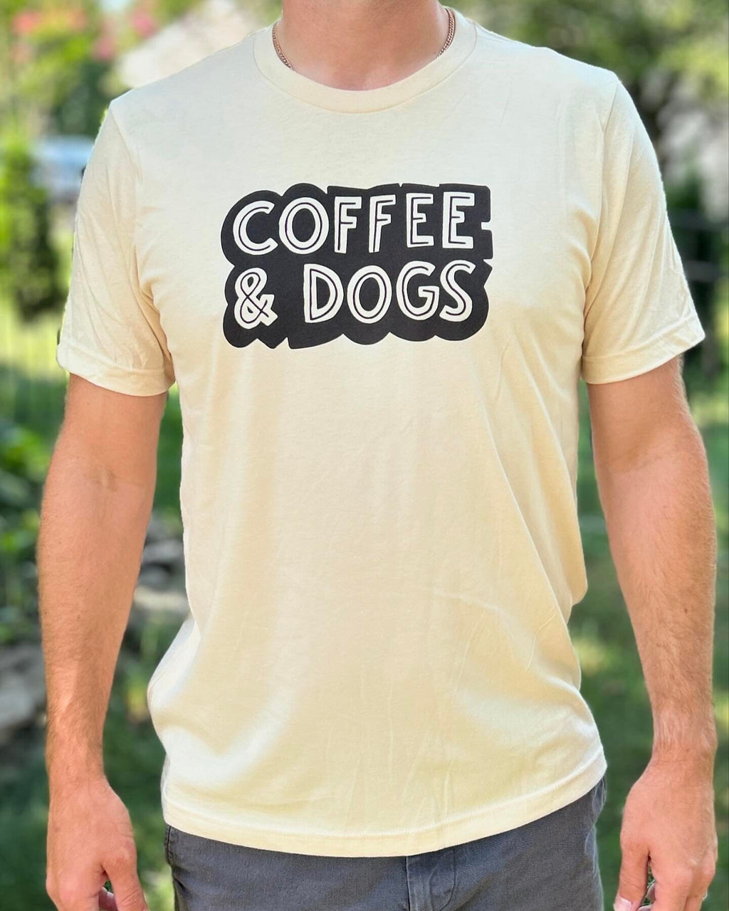 Coffee & Dogs Tee, Black